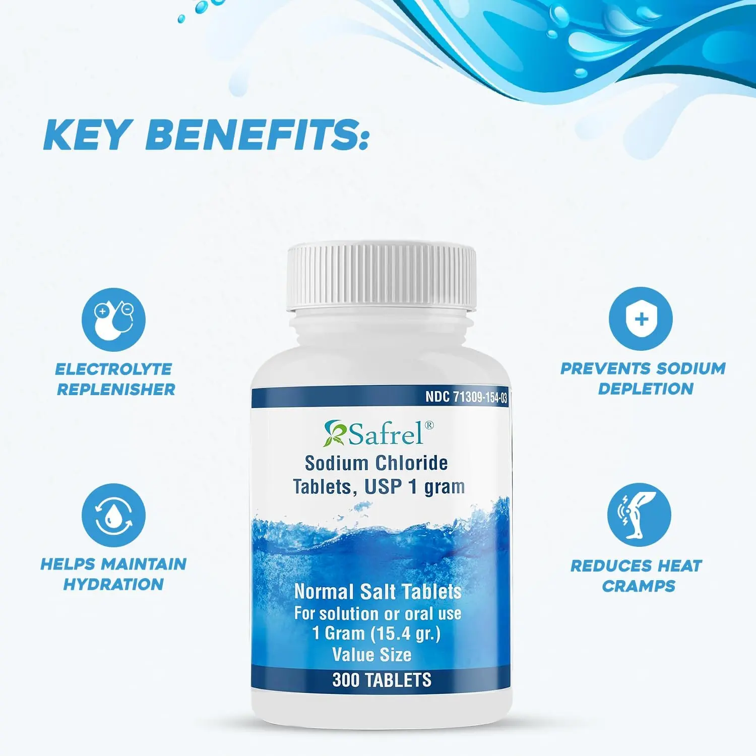 Safrel Sodium Chloride Tablets Usp 1 Gm